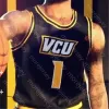 Custom VCU Basketball Jersey NCAA College De'riante Jenkins E Marcus Santos-sia Issac Vann Corey Douglas Mike'l Simms Crowfield