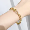 High Edition Cubic Zirconia 포장 Hardwear Bracelets 졸업 팔찌 클래식 디자이너 Claasic Mothers 'Day 선물 18324j