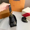 Petit sac fourre-tout en cuir marron noir pour femme