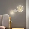 Decorazioni per la casa Proiettore stellare Lampada da parete LED Corpo in metallo Spazio Stile Sconce per bambini Luce in resina Astronauta Camera da letto per bambini Lustri moderni