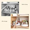 Kitchen Storage Rotating With Rotation Bin Non-skid Wide Organizer Seasoning 360 For Cabinet Turntable Racks Base Pantry Spice
