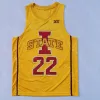 Custom Iowa State Cyclones Basketball Jersey NCAA College Haliburton Caleb Grill Izaiah Brockington Tyrese Hunter Gabe Kalscheur Jeff Hornac