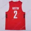 2022 NYA NCAA DUQ DUQUESNE JERSEYS 2 EO AUSTIN BASKABALL JERSEY COLLEGE Rödstorlek Män