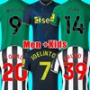 23/24 TONALI NewcastleS Soccer Jerseys Kids Kit 2023 2024 BRUNO G. WILSON SAINT MAXIMIN ISAK UNITEDS Maillot de football Gardien de but Troisième set Fan Player Version