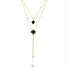 17km moda multi camada bloqueio retrato pingentes necklac para mulheres ouro metal chave coração colar dign jóias gift290z244d