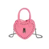 Evening Bags Gothic Hexenbiest Skull Motorcycle Wind Mobile Phone Bag Fashion Nail Decoration Personality Crossbody