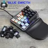 Keyboards Motospeed K27 Gaming Mechanical Keyboard 27 Key Wired LED Backlight Single Handed Numpad Computer Keypad Red Switch For Laptop 231130