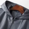 Manteau en cuir véritable pour femme, veste en peau de mouton véritable, vêtements de printemps et d'automne, vestes de Baseball coréennes, 2023