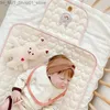 Changing Pads Covers Portable Baby Diaper Changing Pad Cover Multifunction Foldable Diaper Bags Nappy Diapering Mat Travel Reusable Washable Mattress Q231202