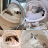 ручки для конур колыбель для домашних животных кровать с хлопком щенок котенок принцесса диван подушка для собаки Morandi бежевый 231130