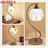 Tischlampen OUTELA Zeitgenössische Lampe Einfaches Design LED-Glas-Schreibtischleuchte Mode Romantisches Dekor für Zuhause Wohnzimmer Schlafzimmer