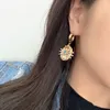 Nieuwe Spider Stud Oorbellen Retro Brons Oorbel Celebrity vrouwelijke schedel vrouwen Punk Persoonlijkheid Earrings282t