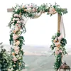 104 PCS Konstgjorda hortensiablommor, silkes hortensia Konstgjorda blommor huvuden med stjälkar, fulla hortensiablommor för bröllopscenterstycken, hemträdgårdsfestdekor
