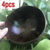 Zestawy sztućców 12 15 cmnatural Coconut Bowl Ochrona Ochrony Środka Drewno Zestaw stołowy Zestaw stoli