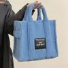 2021 New Autumn and Winter Lamb Cashmere Tote Bag Temperament Carry Handbag Single Shoulder Across The Female Bag243F