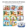 Caméscopes 40MP enfants appareil photo numérique double objectif vidéo HD 20 pouces écran IPS Mini avec lanière jouets éducatifs 231030