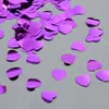 Decorazione per feste Cuore viola Coriandoli Glitter metallici Foil Paillettes Palloncini Tavoli Artigianato d'arte Fai da te Matrimonio Festival Deco