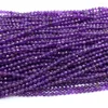 Lose Edelsteine Veemake Amethyst Natursteine Kristall DIY Halskette Armbänder Ring Facettierte runde Perlen für die Schmuckherstellung 06770