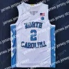 Jerseys 2022 Final Four 4 North Carolina Basketball Jersey NCAA College Black Armando Bacot Caleb Love RJ Davis Puff Johnson Kerw