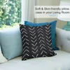 Pillow Boho Big Arrows In Black And White Throw Christmas Covers For S Pillowcase