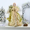 Decorative Objects Figurines Standing Treetop Figurine Angel In Gown Home Table Decoration Room Decor Statue Home Accessories Desk Decor 231130