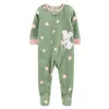 Rompers 2023 Fall Winter Warm Born Baby Romper Pyjamas Fleece Foot Wrapped Jumpsuit Babe Girl Cartoon Cute PJMS 231201