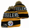 Pittsburgh''Seeleler''Beanis Bobble Hats Baseball Ball Caps 2023-24 Projektant mody Bucket Hat Chunky Knit Faux PO Beanie Świąteczny kapelusz A7