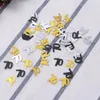 Décoration de fête 1200pcs numéro 70 paillettes confettis fournitures table pour anniversaire anniversaire (doré)