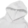 Hoodies masculinos de alta qualidade estilo rua vintage preto branco número sete letras impressão puro algodão engrossar camisolas