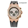 Audemar Pigue Sport Machinery Relógios Feminino Design de relógio Audemar Pigue Royal Oak Offshore Series 26231OR ZZ D003CA01 Relógio esportivo feminino em ouro rosa 18 anos HB5M