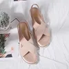 Sandalen Zomer Vrouwen Sexy Schoenen Goud Casual Vrouw Flats Elastische Band Damesmode Strand Schoen Big Size Zapatos Mujer