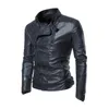 Veste en simili cuir pour hommes automne et hiver vintage revers de moto imperméable niveau supérieur pour hommes en Europe Amérique 231201