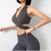 Lu lu alinhar limão yoga colete sexy náilon volta bandagem treino ginásio sutiãs de alto impacto acolchoado longline esportes sutiã jogger
