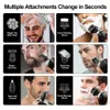 Electric Shavers Razor Men Grooming Kit Wet Dry Shaver LCD Display Beard Hair Trimmer Rechargeable Bald Head Shaving Machine 231201