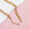 Chains Joolim Jewelry Wholesale Waterproof&Tarnish Free Designer Simple Classic Watchband Chain Stainless Steel Necklace For Women