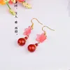 Pendientes colgantes 1 par moda verano Retro ganchos para las orejas joyería Hanfu Cheongsam accesorios mujer chica estilo étnico joyería regalo