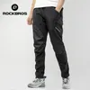 Pantaloni da ciclismo ROCKBROS Pantaloni da ciclismo da uomo Ciclismo Antivento Traspirante Scaldapiedi Pantaloni sportivi lunghi da bici Pantaloni da equitazione riflettenti per bicicletta 231201