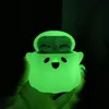 Para airpods fone de ouvido capa protetora capa luminosa bonito fantasma projetado para airpods 1 2 3 silicone macio anime engraçado 3d cartoon caso compatível com airpods pro