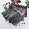 Cuecas cuecas calcinhas masculinas sexy listradas conforto moda boxers respirável meninos homens masculinos