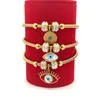 Bracelets à maillons avec boucle magnétique pour femmes, ensemble de breloques italiennes d'été, en acier inoxydable, accessoire de bijoux à la mode