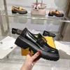 NEW Designer Womens brown Dress shoes flower loafer mens black Leather Ankle Wedge shoe Thick sole Luxurys sneaker fashion platform Outdoor casual top Low Shoe box