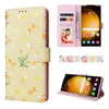 mode bloemenprint lederen portemonnee hoesjes voor samsung s24 ultra s24 plus a25 a35 a45 a55 a05 a05s a15 5g anti-diefstal borstel vlinder gedroogde madeliefje id-kaartsleuf houder etui