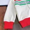 Новые дизайнерские спортивные костюмы для малышей, детская одежда, размер 100-160, куртка с разноцветными полосками для девочек и мальчиков, детские штаны, 25 ноября.
