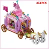 Fournitures de jouets de Noël Princesse Villa Château de Windsor Blocs de construction Fille Chiffres DIY Amis Maison Ville Éclairer Briques Enfants Jouets Cadeau de Noël 231129