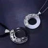 Funzionari del cielo Benedizione Coppia Collane Collana con ciondolo al chiaro di luna per gli amanti Amicizia Gioielli Regalo di San Valentino Coll243p