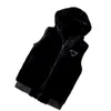 Designer Mens Gilets Veste Vestes d'hiver Manteau Haute Qualité Femmes Gilet Veste Mens Veste À Capuche Parka Couple Gilet En Peluche imitation Fourrure De Vison À Capuchon Chaud Gilet Manteaux