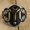 Cluster Ringen Valily Maat 7-13 Ottomanen Kayi Ertugrul Mannen Cool Two Tone Vintage Rvs Ster Maan Ring voor Punk Sieraden