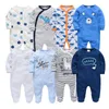 Rompers born Baby Girl Cartoon Infant Boy Jumpsuit De Cotton Body Suit Pajama Kids Jumpsuits 231130