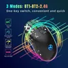 Souris 3 modes Bluetooth Gaming Mouse rechargeable 2 4G USB sans fil RVB rétro-éclairage pour iPad Tablet Ordinateur portable 231216