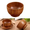 Bowls Wooden Bowl Mongolian Style Flat Infant Kitchen Deep Soup Salad Rice Noodle Ethnic Natural Kids Tableware